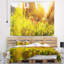 Tapisserie «Green Meadow» avec fleurs d'été-28486105