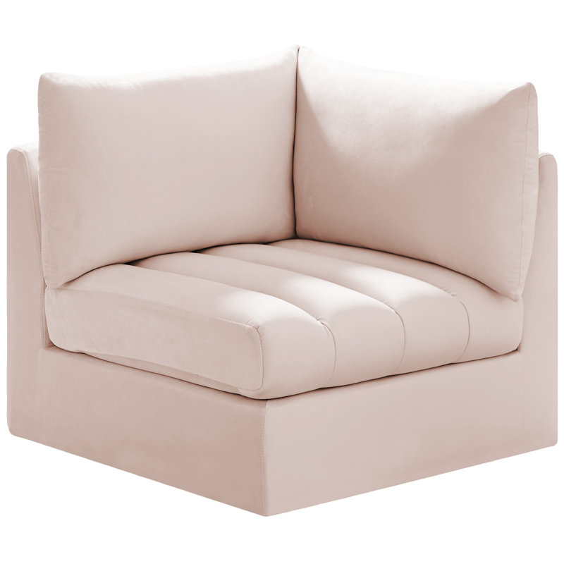 Jacob Velvet Armchair, Pink Velvet