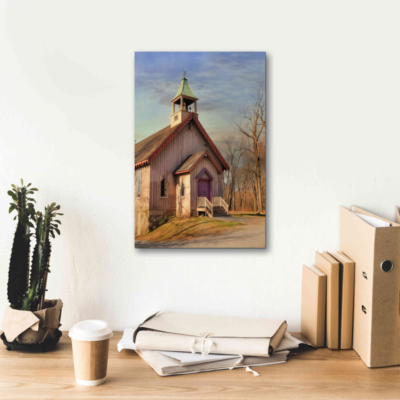 «Eckley St. James Church» par Lori Deiter, impression sur toile tendue, H 18 po x l 12 po x P 0,75 po