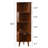 Industrial Cube Shelf Corner Bookshelf Display Storage Tall Multifunctional Stand-1317943630
