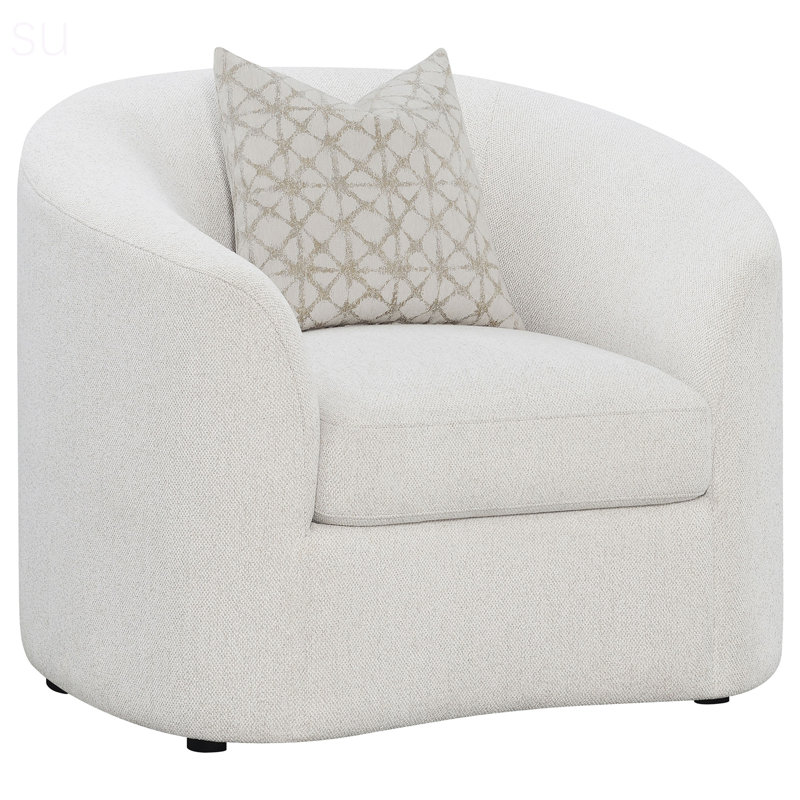 Chaise avec accoudoirs inclinés Rory Latte