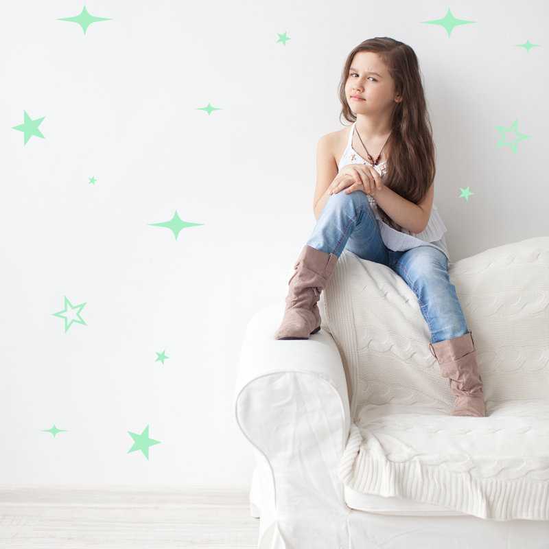 Décalcomanie murale étoiles brillantes Daley
