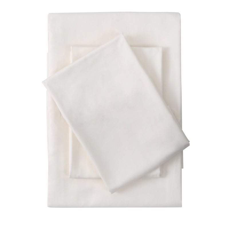 Egyptian Cotton Sheet Set, Split King, Cream