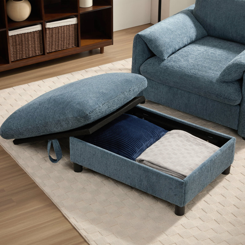 Multifunctional Modern Sofas With Chenille Upholstery For Home