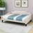 Full Upholstered Tufted Daybed with Center Legs