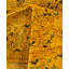 Overdyed Hand-Knotted Wool Modern-Contemporary Yellow Area Rug 8' 1" x 10' 1"
