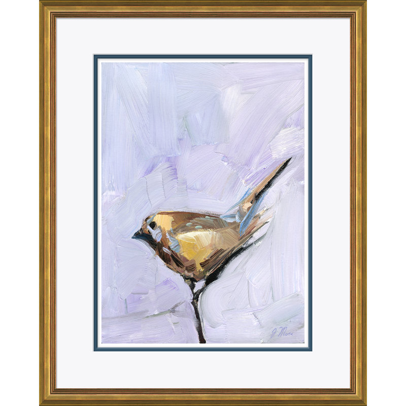 Brown Sparrow Painting by Joseph Mota, 21" W x 26" H