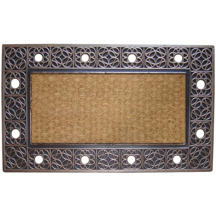 A1 Home Collections A1hc Terracotta 18 in x 30 in Rubber Non-Slip Backing Outdoor Entrance Durable Doormat