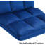 Ensemble de 2 chaises d'appoint avec repose-pieds Varrian, pieds modernes en velours et canapé club-1413527668