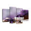 Lavande apaisante - ensemble de 4 toiles tendues-92828719
