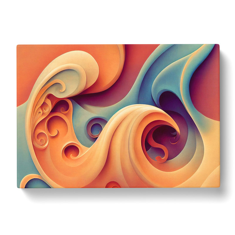 Beautiful Coral Reef Art Vol.3 Abstract - Wrapped Canvas, 40cm H x 60cm W x 3cm D