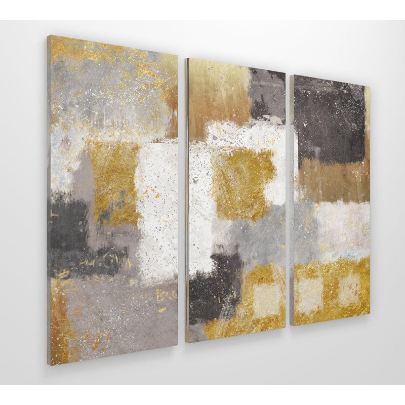 Reproduction d’art à multiples images sur toile tendue neutrelle, H 32 po x l 48 po x P 1,5 po