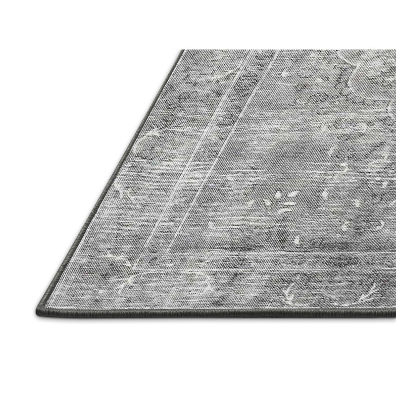 Tapis gris/beige traditionnel Gouaro, Rectangle 5 pi x 7 pi