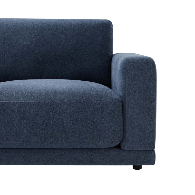 Canapé modulaire rembourré 2 pièces Blakes , Face à la gauche, Lin indigo Elite