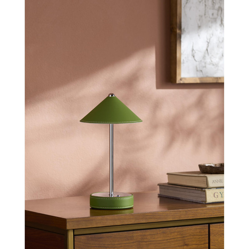 Buntin Integrated LED Table Lamp, Grass Green