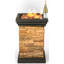 Aledra Square Polyresin Propane Smokeless Fire Column