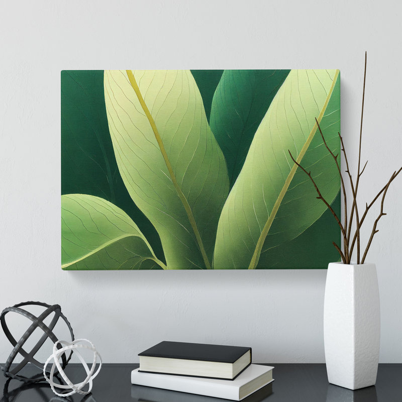 Amazing Leaf - Wrapped Canvas, 35cm H x 50cm W x 3cm D