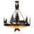 Nailsea 4 - Light Dimmable Drum Chandelier