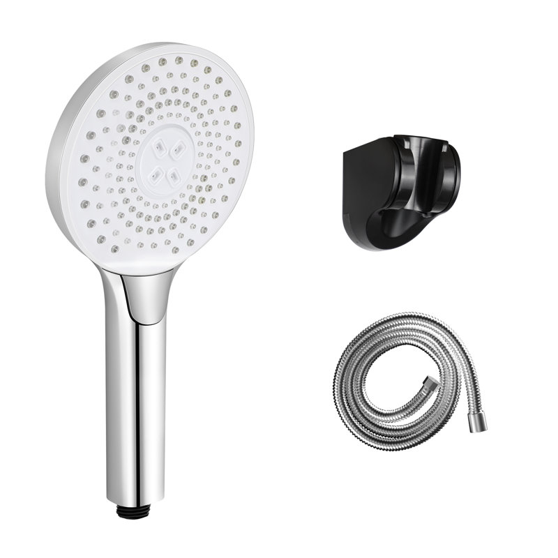 Grenier Handheld Shower Head with Water Filtration, White