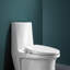 Siège de toilette allongé blanc bidet Taranto