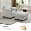 Fauteuil d'appoint 34,6 po avec repose-pieds-1269808615