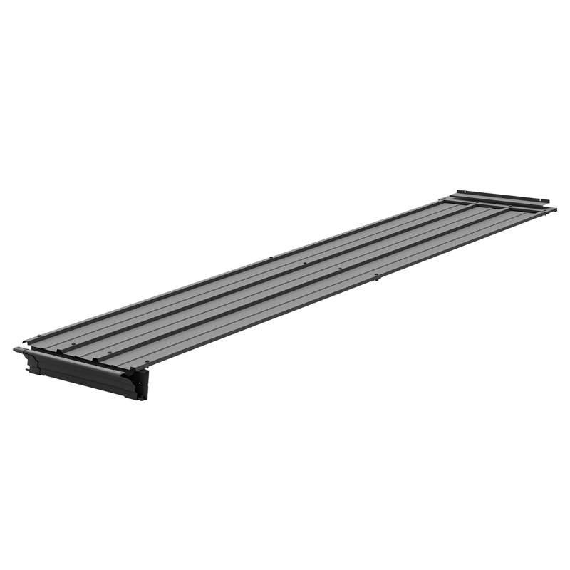 Wall Mount Gazebo Connector Kit - Steel, Rustproof, Easy Assembly, 0.14" H x 21.81" W x 142.91" D