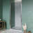 34"-35.2" W X 72" H Pivot Semi-Frameless Shower Door With Clear Glass-110562269