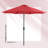 9ft Patio Umbrellas Outdoor Table Market Umbrellas with Crank and Pust Button Tilt, Wood Color Pole-59391225