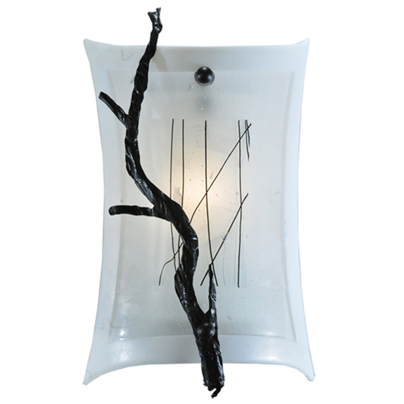 Metro Fusion Steel Flush Mounted Sconce