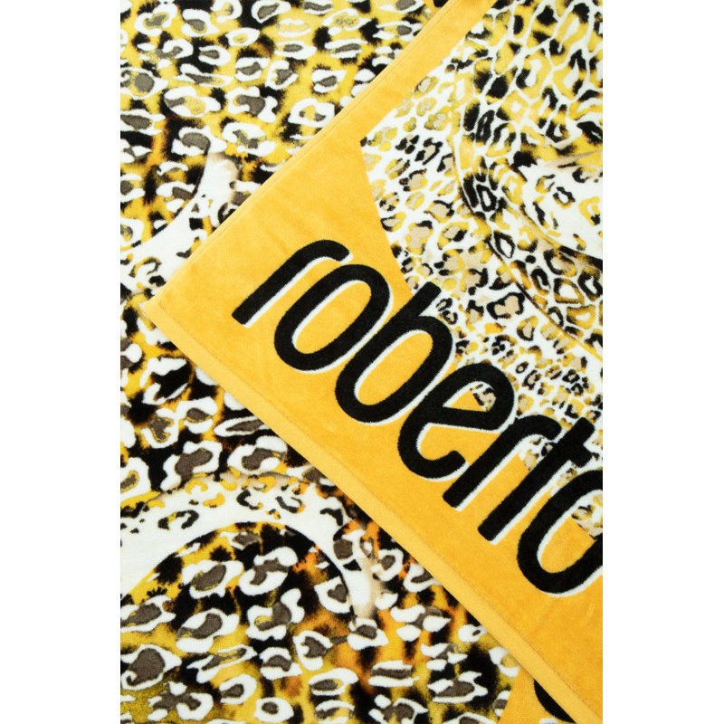 Leo Camouflage Beach towel, YELLOW
