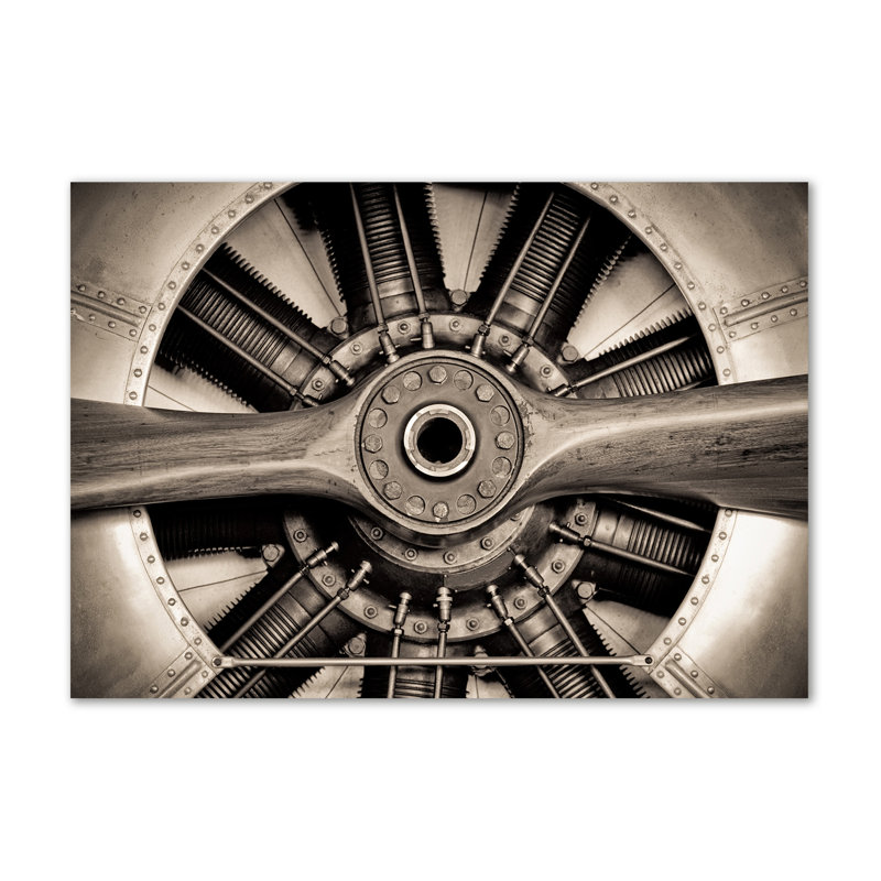 Aircraft Engine - Wrapped Canvas Print