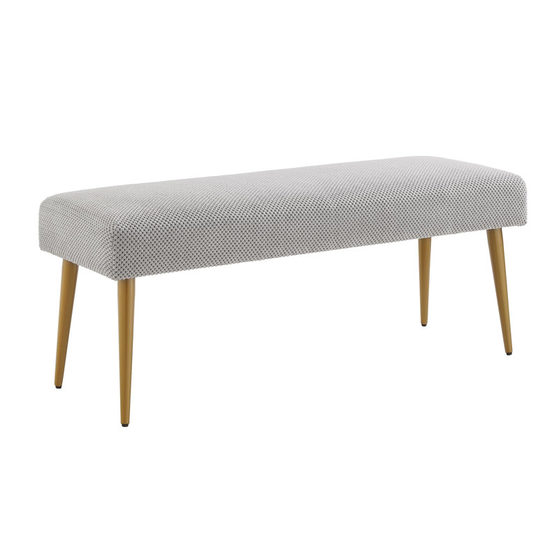 Benbrook Upholstered Bench, Grey