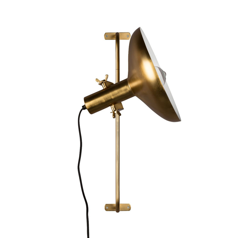 Applique articulée dorée à 1 lumière Karish