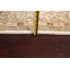 Tapis ivoire / en laine noué à la main de conception unique 6 pi x 9 pi 4 po New Age