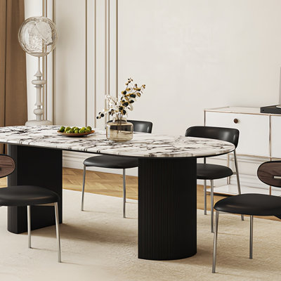 Small exquisite dining table and chair