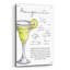  «Margarita Recipe» par Susan Ball, art mural en verre acrylique, 24 po x 36 po-96390786