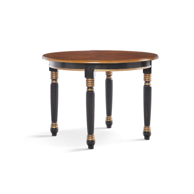 Spinella Oak Round Solid Wood Dining Table