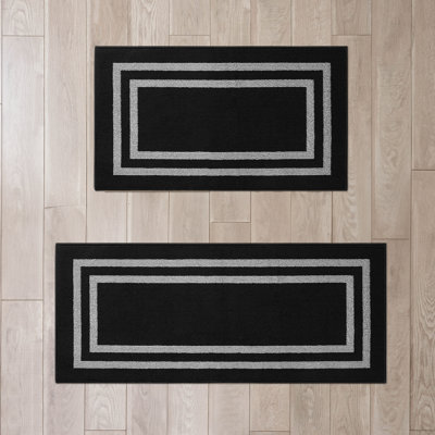 Jean Pierre Double Border All Loop Tufted Rugs