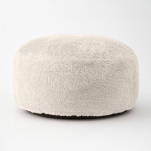 Big Round Faux Fur Bean Bag Chair