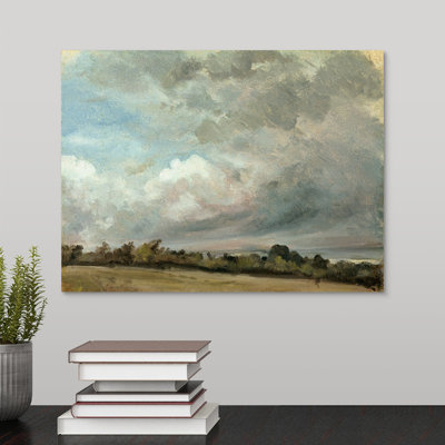 «Cloud Study, 1821 on Oak Panel» par John Constable, reproduction d'art