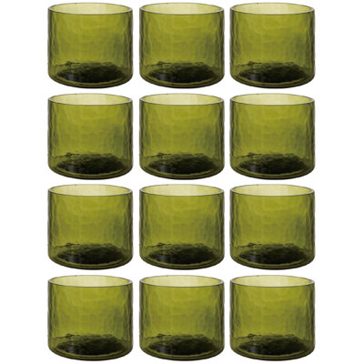 Green Glass Artisan Drinking Tumbler