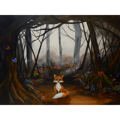«Mr. «Fox», reproduction sur toile tendue