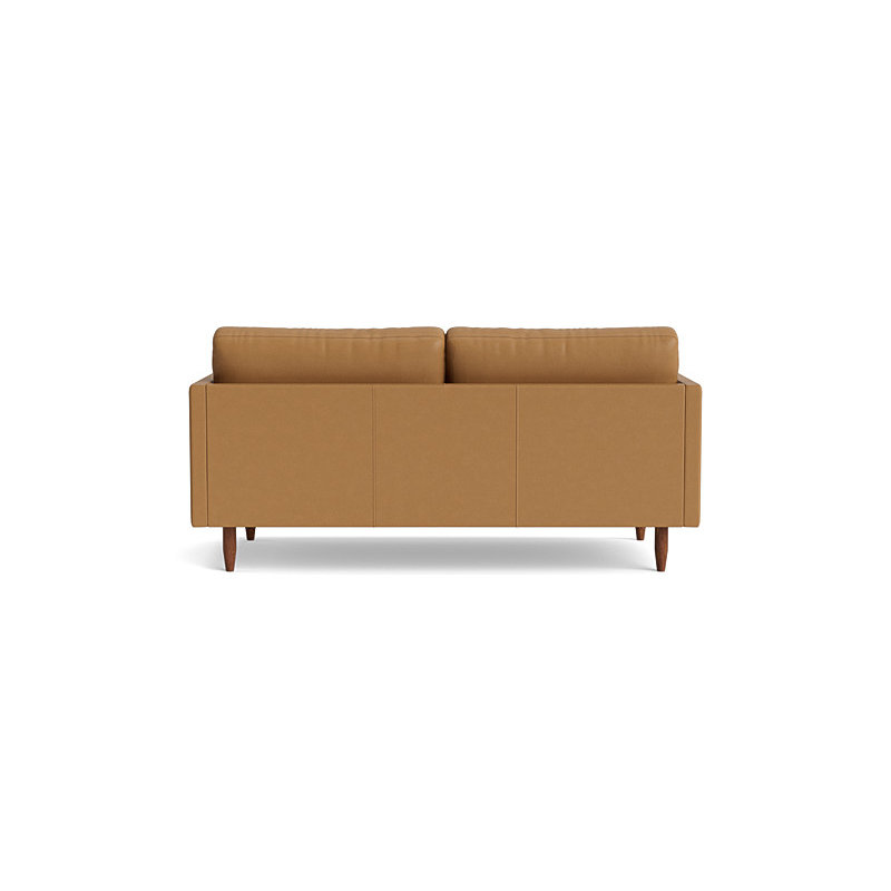 Skinny Fat Leather Sofa (95"), Leather - Butterscotch