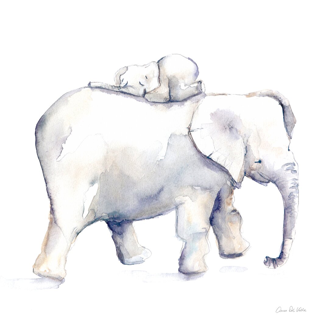 Leinwandbild Baby Elephant Love III von Aimee Del Valle