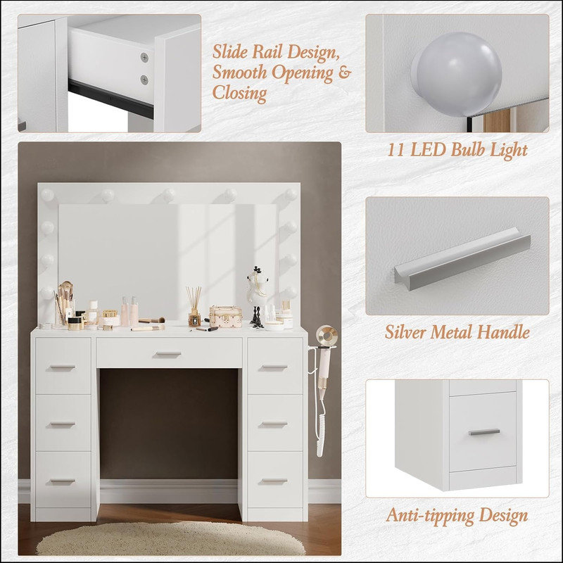 Dressing Table with Mirror