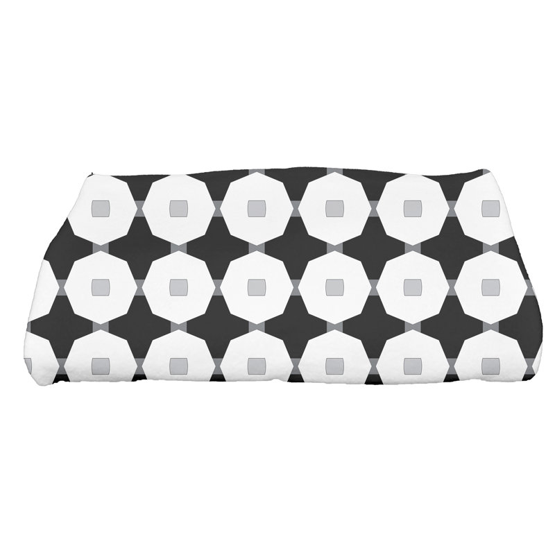 Serviette de bain Ayasha, Noir