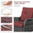 Chalsea 4 - Person Swivel Glide Chair Outdoor Seating Group with Fire Pit with Cushions-373669079