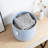 Woven Cotton Rope Storage Basket, Versatile Nursery Organizer For Laundry, Toys, Blankets, And Clothes With Hidden Handles-1258782417
