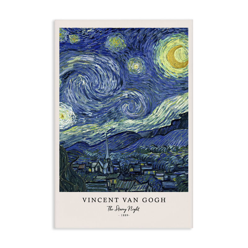 Toile classique Van Gogh par Star Hustle, H 36 po x l 24 po