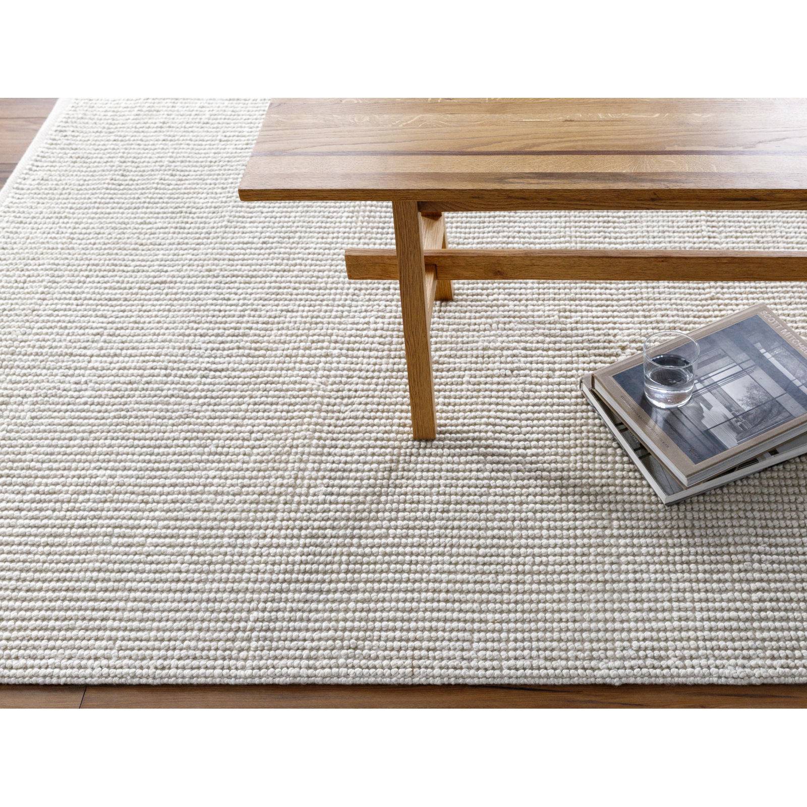 Laurel Foundry Modern Farmhouse® Cream Rug, Rectangle 2' x 3'